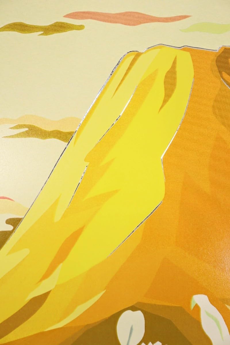 Amazon.co.jp: 北光生、作 金森弘山人、絵 彫金パネル「黄富士に